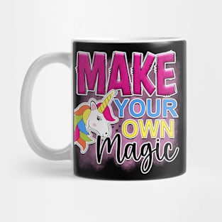 Make your own magic | Unicorn | T Shirt Design Mug